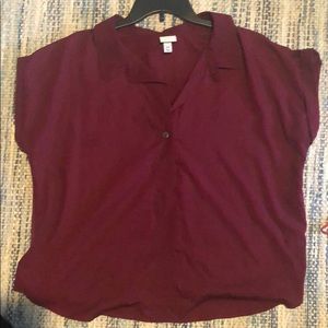Burgundy blouse Never worn!